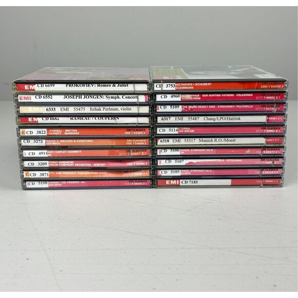 Vintage Lot of 20 EMI Classics Assortment of Classical CD Collection Beethoven E - Picture 9 of 10